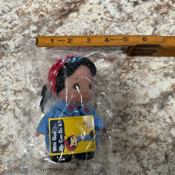 Rosie the Riveter Collectible Precious Moments Doll - Picture 3 of 5